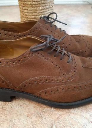 Туфли броги мужские от loake shoemakers4 фото