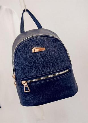 Женский мини рюкзак черный