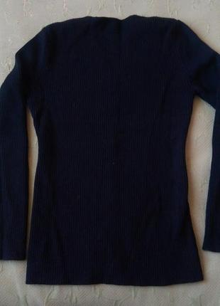 Кардиган шерстяной италия теплый свитер черный на пуговицах2 фото