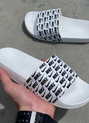 Шльопанці жіночі  nike slides small logo ‘white’ 36