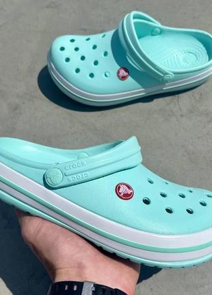 Шлепанцы женские  🐊 crocs classic ‘turquoise’ 36