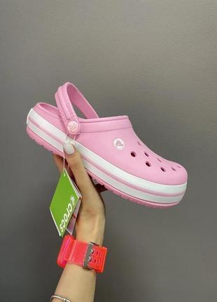 Шлепанцы женские  crocs pink classic 36