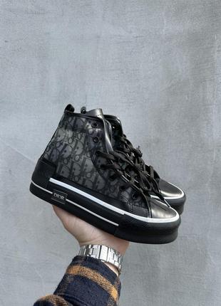 Женские кроссовки   cr.dior logo black