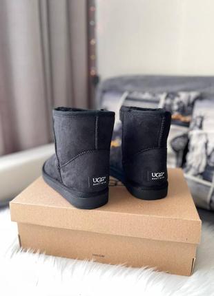 Жіночі черевики ugg vegan black чоботи, уги зимові8 фото