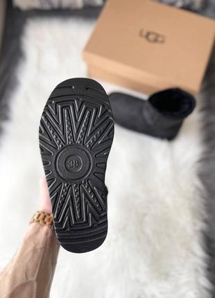 Женские ботинки ugg vegan black сапоги, угги зимние5 фото