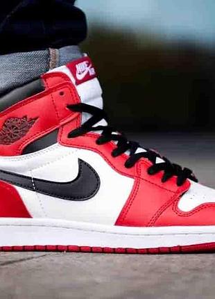Кроссовки  nike air jordan 1 retro мужские женские  найк аир джордан