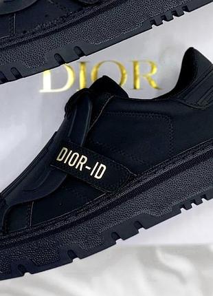 Женские кроссовки   dior-id black