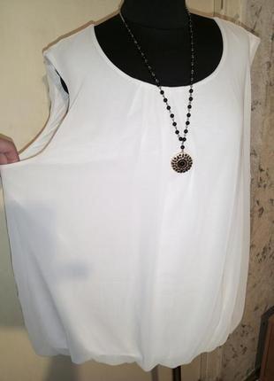 Легка,білосніжна,повітряна блузка,великого розміру,туреччина,more&more