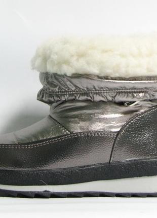 Дутики ботинки сапоги сноубутсы зимові черевики на овчине для девочки а-65 клиби clibee8 фото