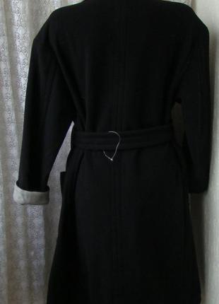 Пальто элегантное шерсть sisley р.48 №73032 фото