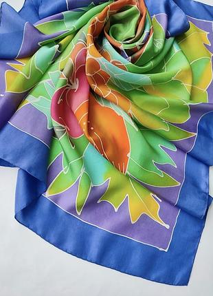 Шелковый платок batik made in thailand, оригинал.