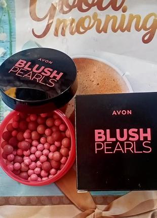 Румяна в шариках avon 28 г. deep blush/ насыщенный