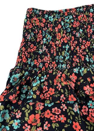 Летняя юбка в цветочный принт c&a clockhouse, xl/xxl2 фото