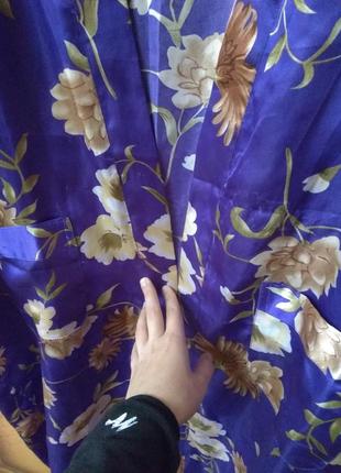 Атласный халат кимоно sale4 фото