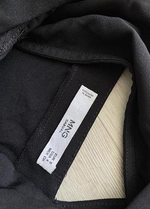 Чорна сукня-міні від mango 6