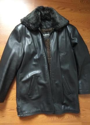 Кожаная куртка мужская