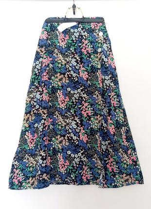 Новая юбка миди в цветочный принт от camaieu