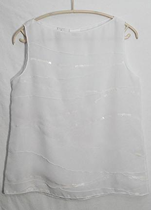 Dkny, блуза белая топ, made in hong kong