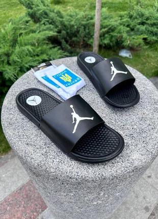 Тапочки мужские летние тапочки air jordan +носки в подарок2 фото