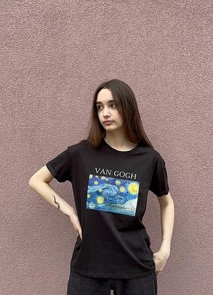 Футболка винсент ван гг с принтом
