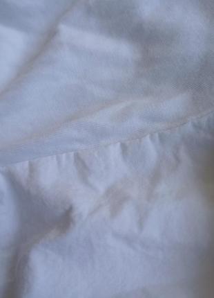 Котонова пишна блузка топ на резинках з тоненькими шлейками,8 фото