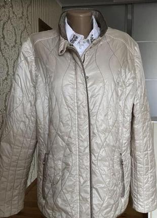 Легкая демисезонная куртка от премиум бренда gerry weber p.44/xl - 2xl, укр.50-52