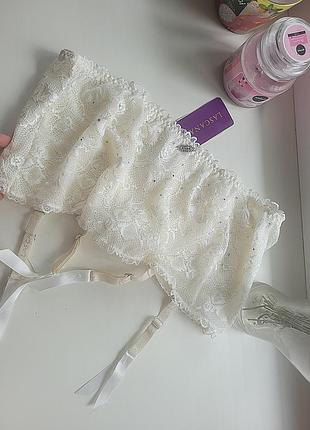 Новый пояс под чулки в стразах lascana