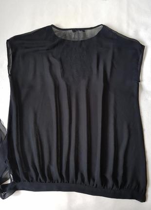 Тоненькая блуза украшена бисером, большой размер6 фото