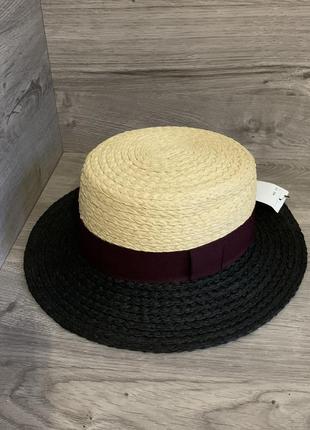 Капелюх h&amp;m шляпа панама1 фото