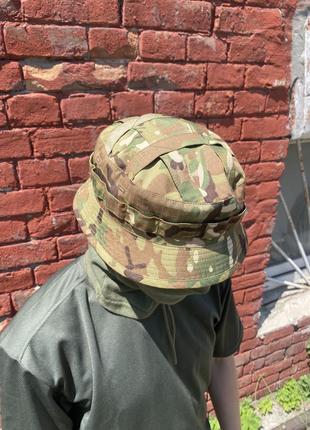 Панама тактическая военная с короткими полями