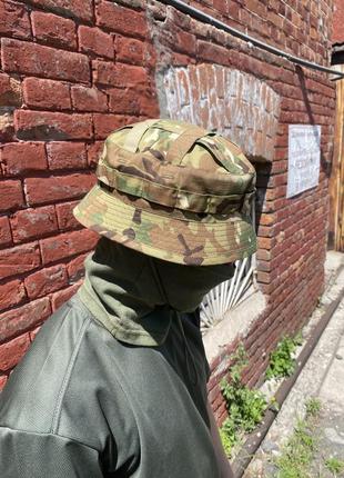 Панама тактическая военная с короткими полями