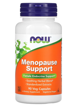 Now foods, menopause support, 90 рослинних капсул