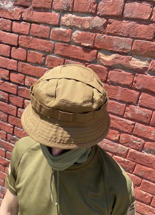 Панама тактическая военная с короткими полями