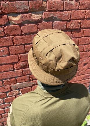 Панама тактическая военная с короткими полями