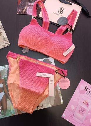 Купальник жатка бікіні хс,с,м оригінал victoria's secret виктория сикрет вікторія сікрет2 фото