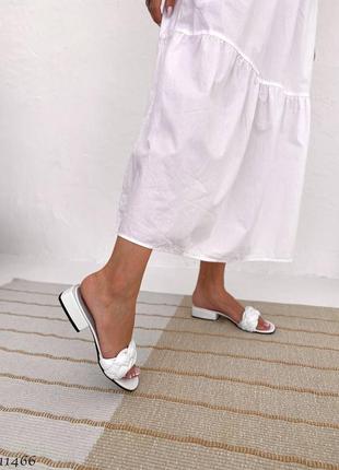 Шлепанцы лиловые, лиловые кожаные шлепанцы, шлепанцы косы кожа,11465