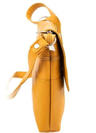 Женская кожаная сумка минилистоноша желтая tunona sk2470-35 фото