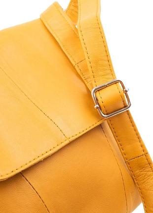 Женская кожаная сумка минилистоноша желтая tunona sk2470-37 фото