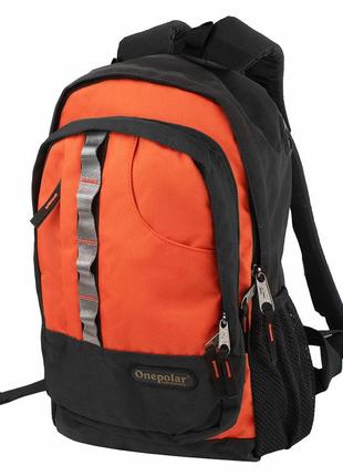 Чоловічий спортивний рюкзак помаранчевий "onepolar" w1106-orange