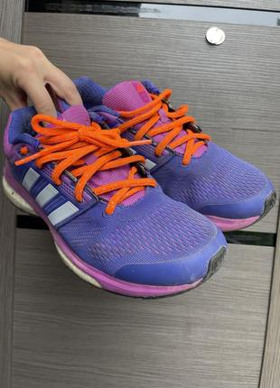 Легкие фиолетовые кроссовки adidas, 37