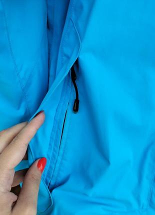 Фирменная легкая куртка ветровка с капюшоном и мембраной schoffel easy blue! оригинал!2 фото