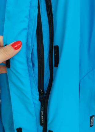 Фирменная легкая куртка ветровка с капюшоном и мембраной schoffel easy blue! оригинал!6 фото