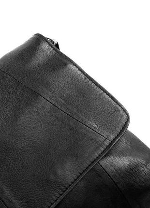 Женская кожаная сумка минилистоноша черная tunona sk2471-27 фото