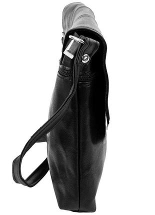 Женская кожаная сумка минилистоноша черная tunona sk2471-25 фото