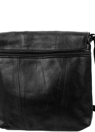 Женская кожаная сумка минилистоноша черная tunona sk2471-24 фото