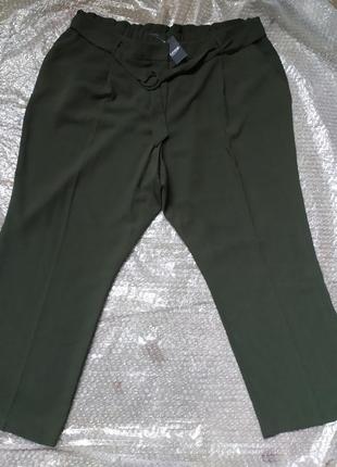 Легкие брюки с поясом3 фото