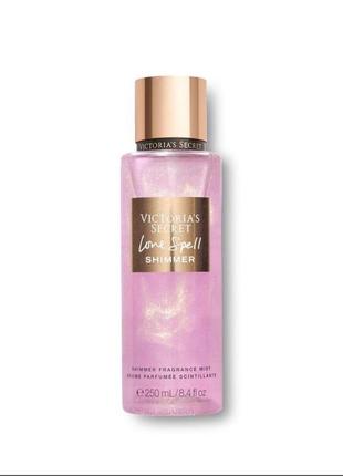 Парфумований міст спрей шимер love spell shimmer оригінал victoria's secret виктория сикрет вікторія сікрет1 фото