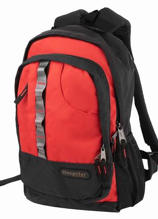 Чоловічий спортивний рюкзак червоний "onepolar" w1106-red