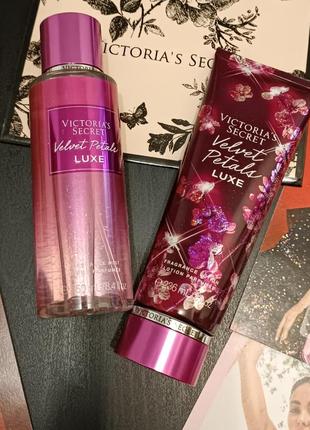 Парфумований міст спрей velvet petals luxe оригінал victoria's secret виктория сикрет вікторія сікрет3 фото