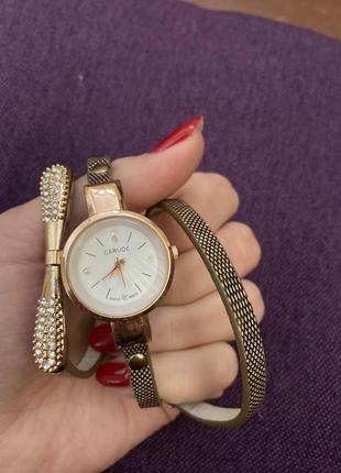 Женские часы carude, жіночий наручний годинник-браслет